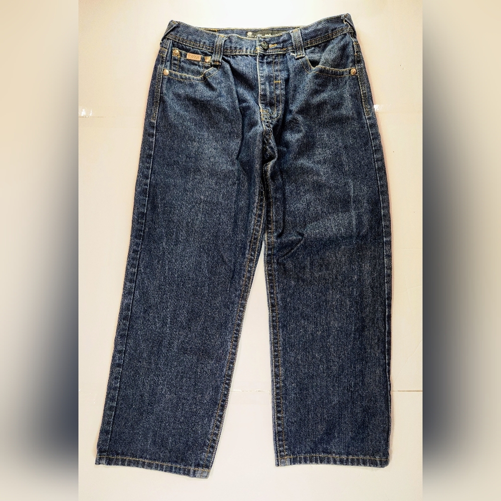 BKE Buckle Straight Leg Jeans Men’s Size 38 x 32.5 Bryan Dark Wash Vintage 0126